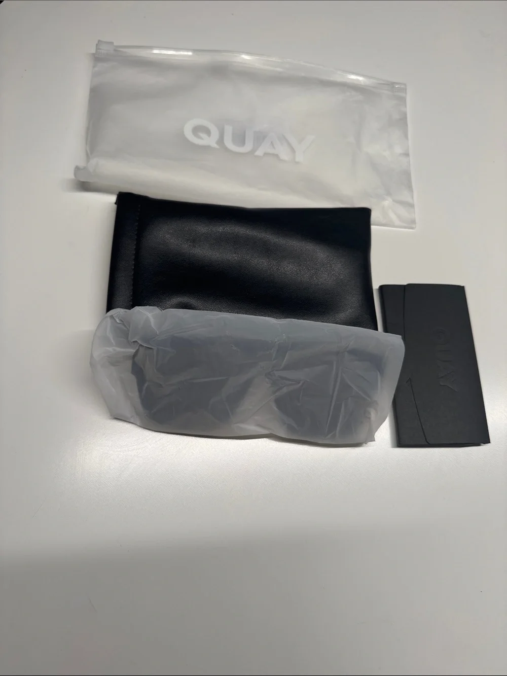 Quay Australia Dark Brown Sunglasses w/Pouch (UNISEX)